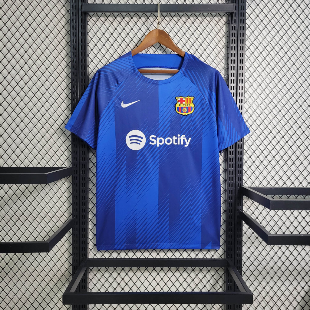 Barcelona 23-24 Blue Training Jersey - Fans Version